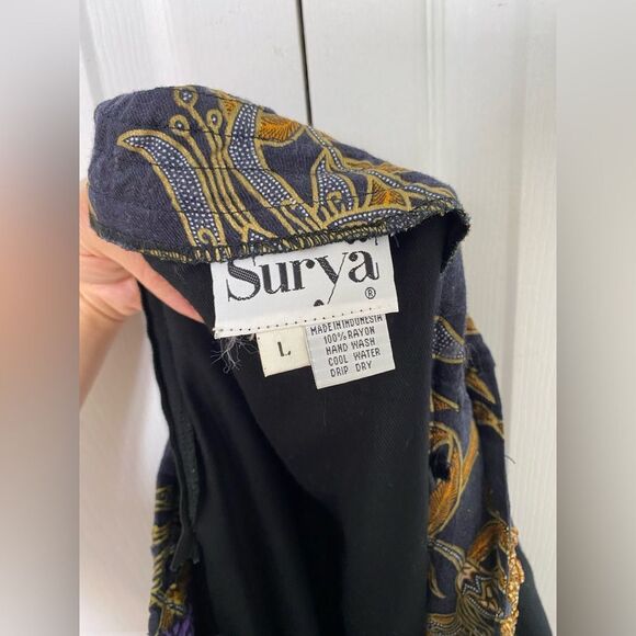 1980s/90s Sürya Beaded Pants (Matching Top Listed Separately) MAKE SURE THE MEA - Picture 6 of 8